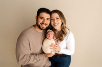 Lansing MI Newborn Photographer | Studio Baby Portrait